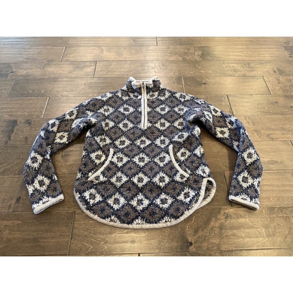 Madewell Womens Cloud Lining Half-Zip Long Sleeve Popover Sweater Size XS $118 - Picture 3 of 11